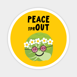 Peace Out Brussels Sprout! Magnet